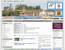 Tablet Screenshot of comune.salamonferrato.al.it